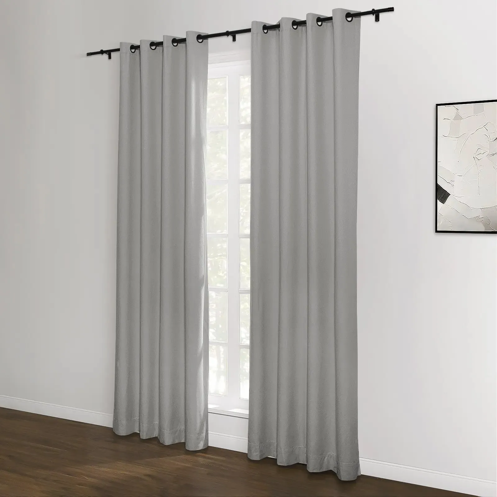 Lila Blackout Drape Grommet