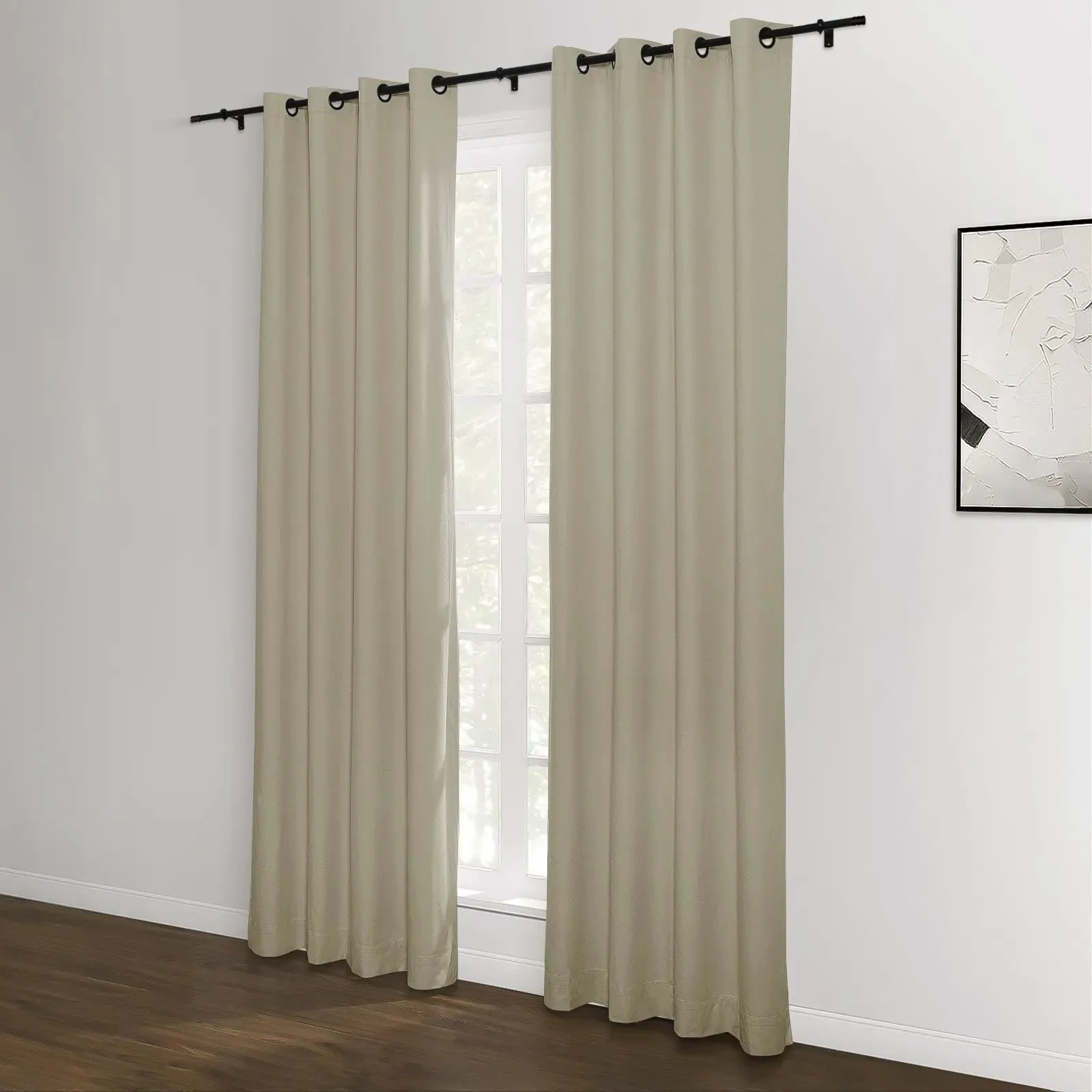 Lila Blackout Drape Grommet