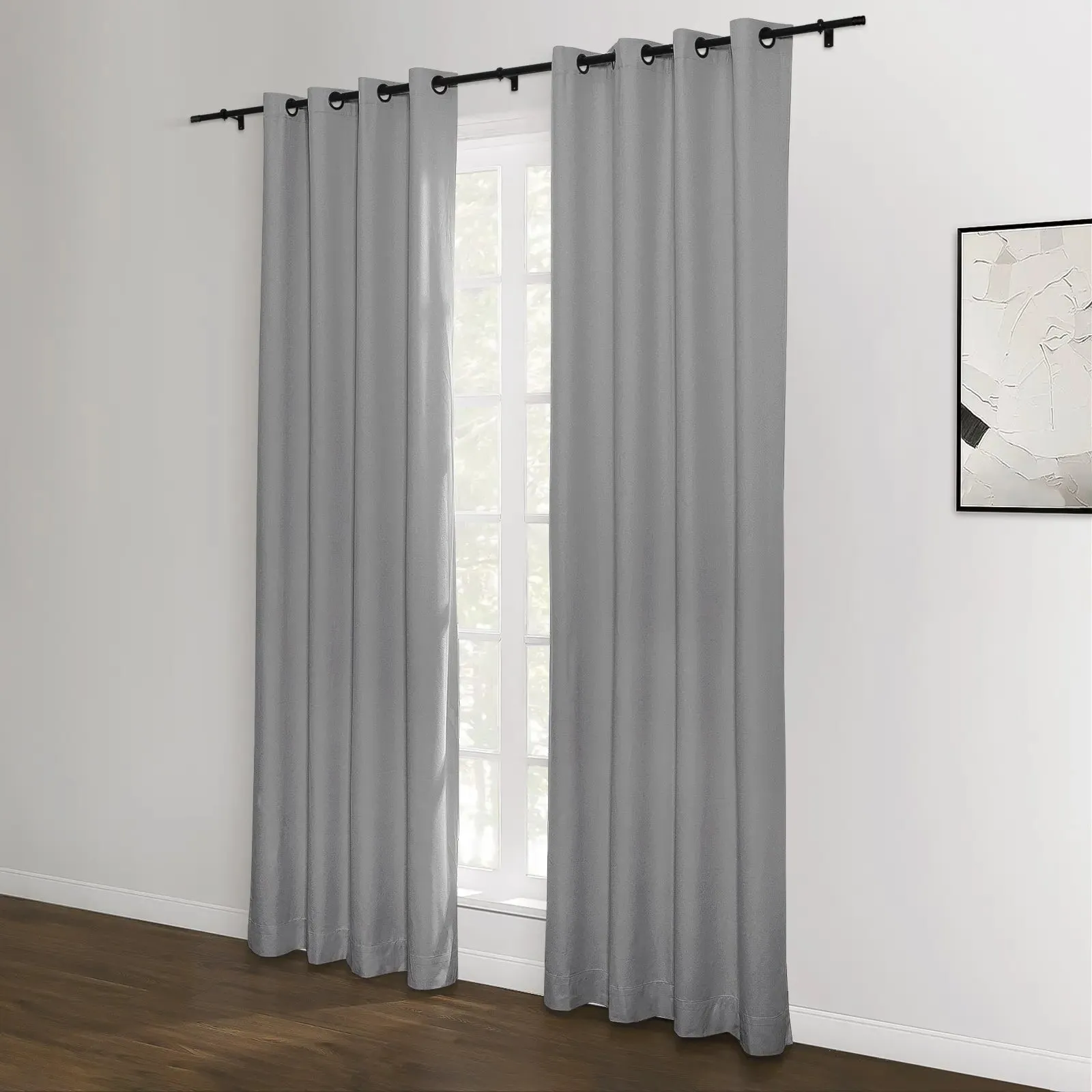 Lila Blackout Drape Grommet