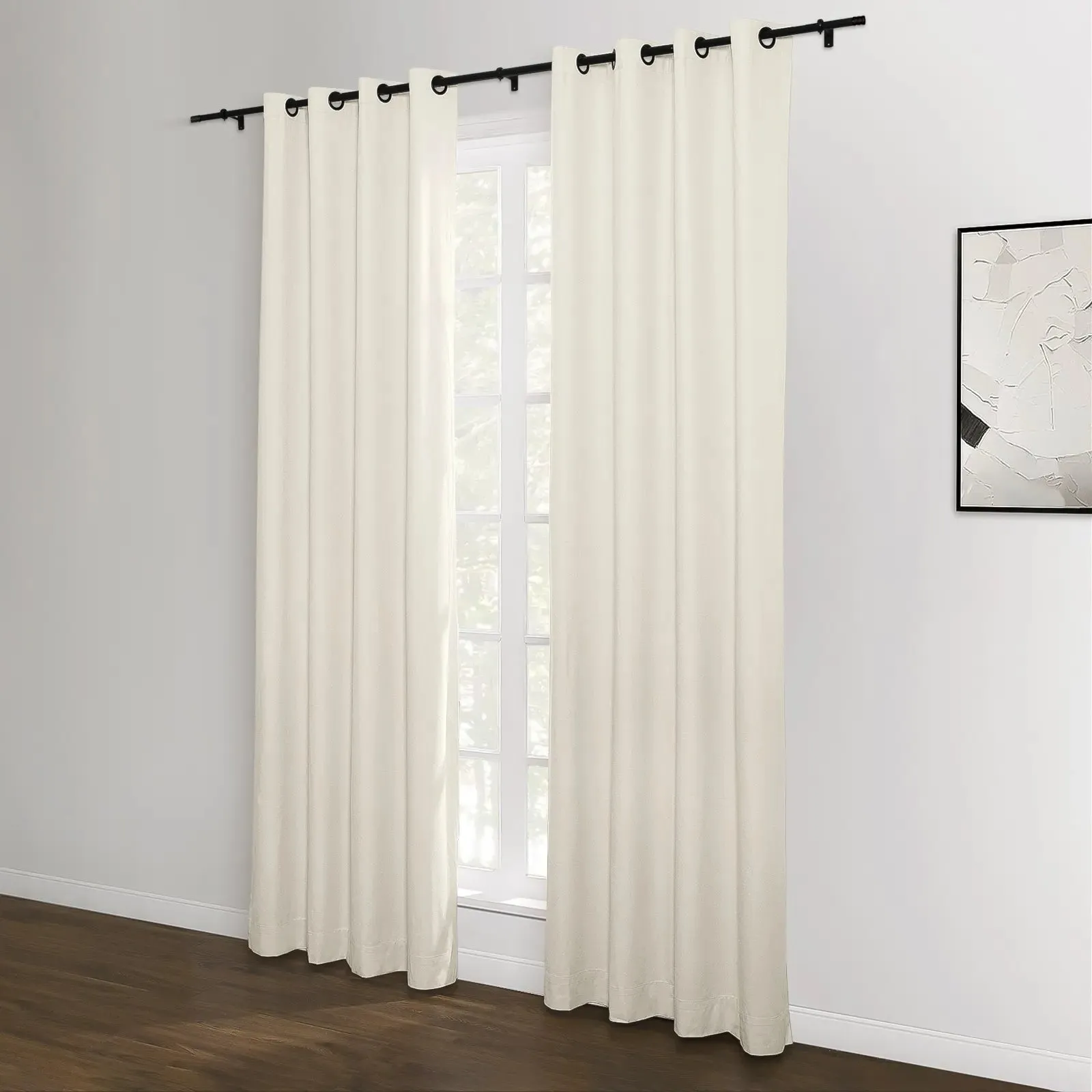 Lila Blackout Drape Grommet
