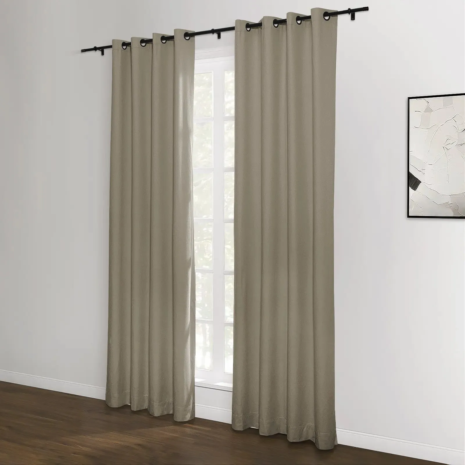 Lila Blackout Drape Grommet