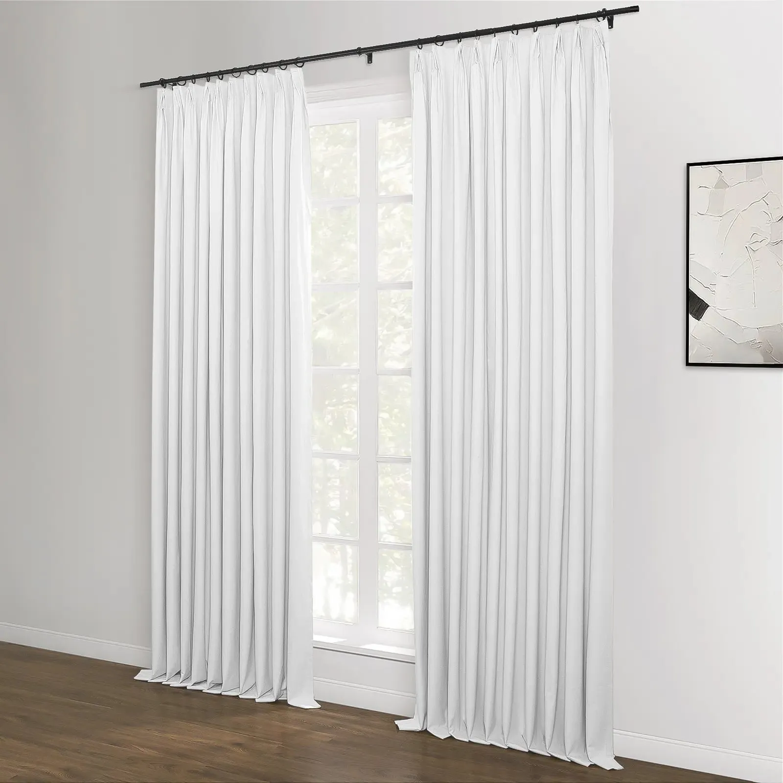Lila Blackout Drape Pleated