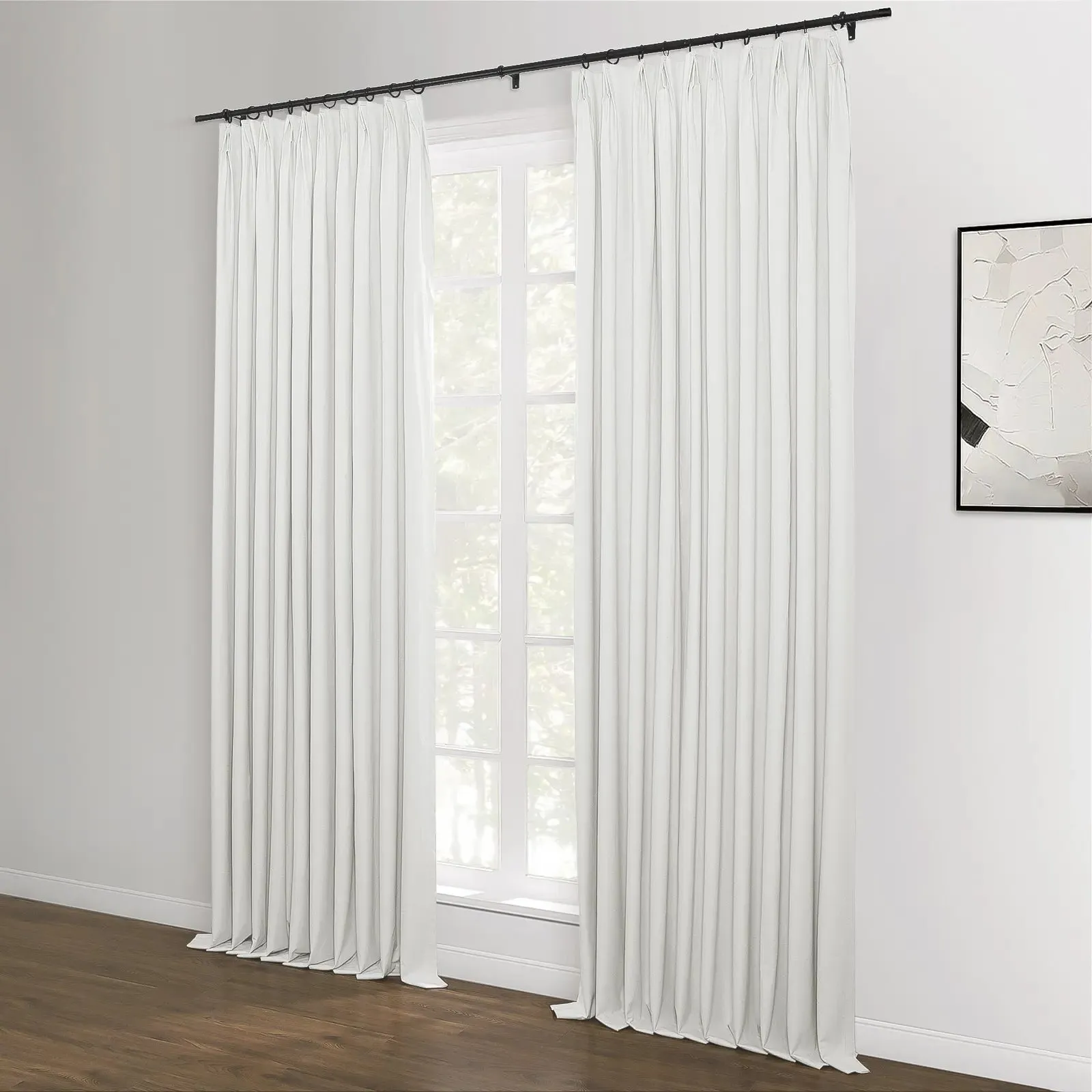 Lila Blackout Drape Pleated