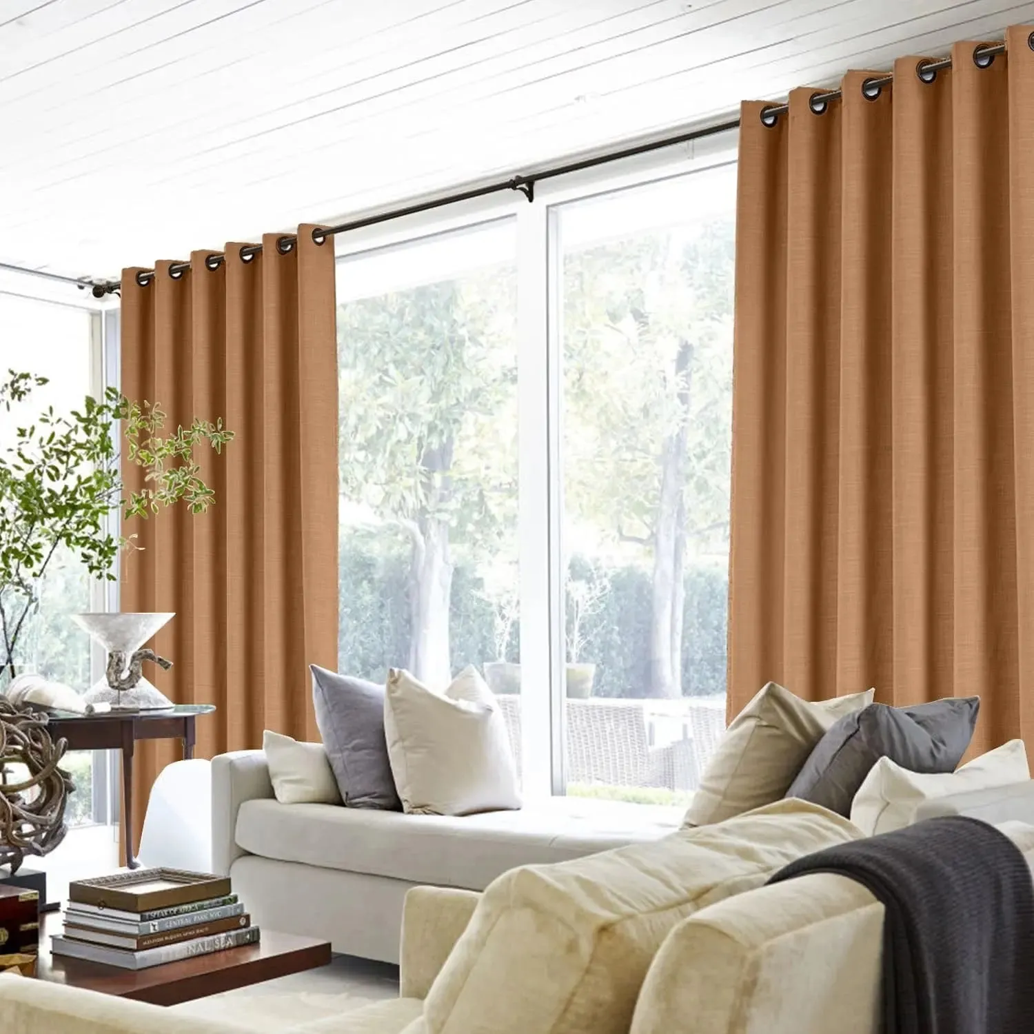 Liz Linen Drape Grommet