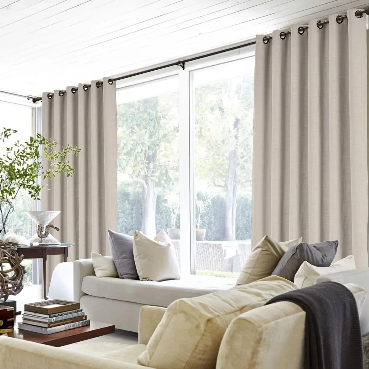 Liz Linen Drape Grommet