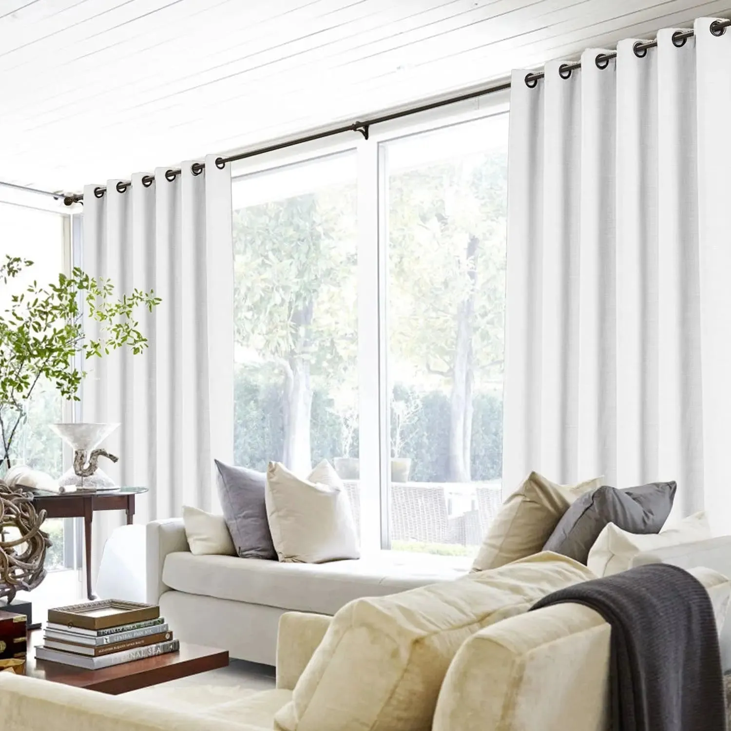 Liz Linen Drape Grommet
