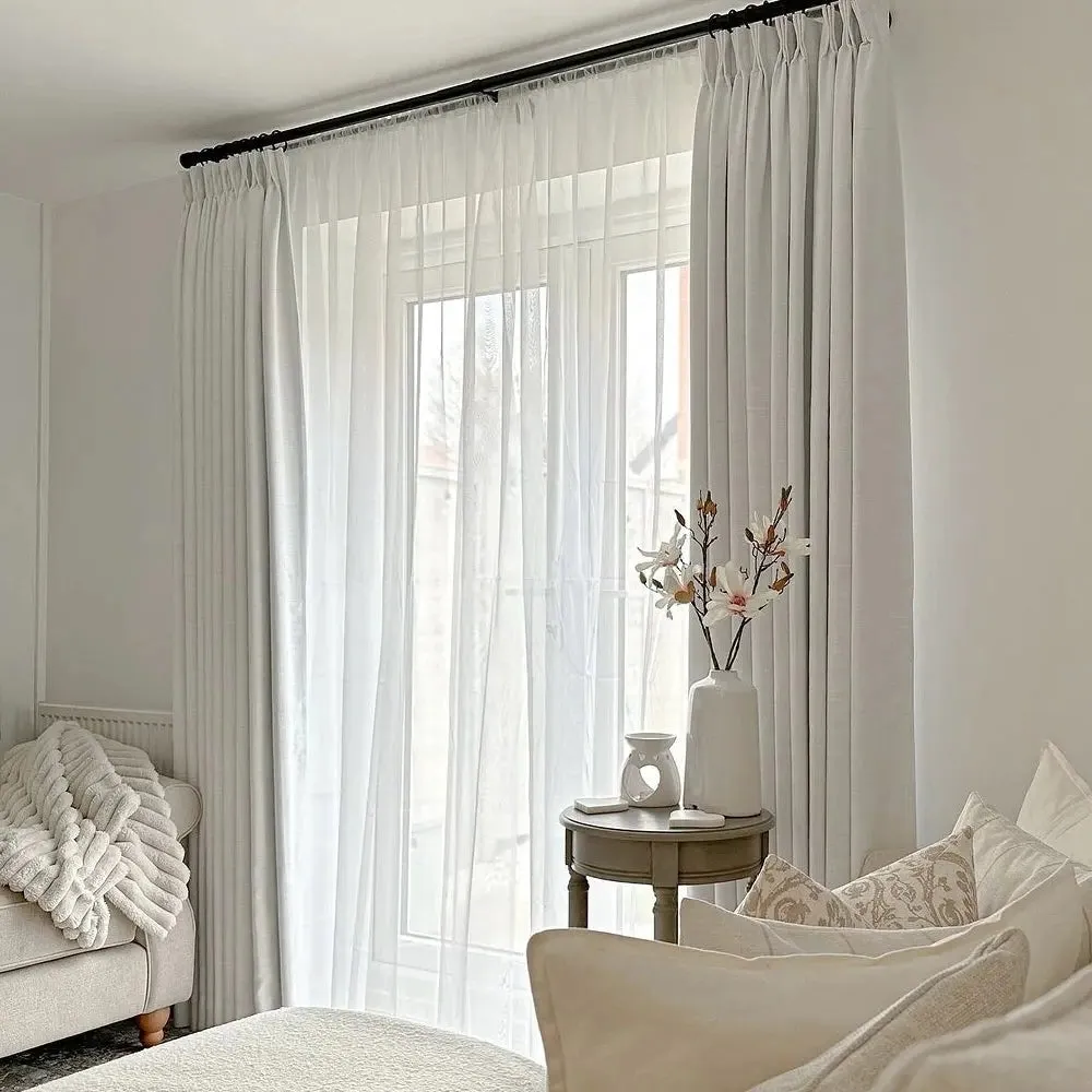 Liz Linen Drape Pleated