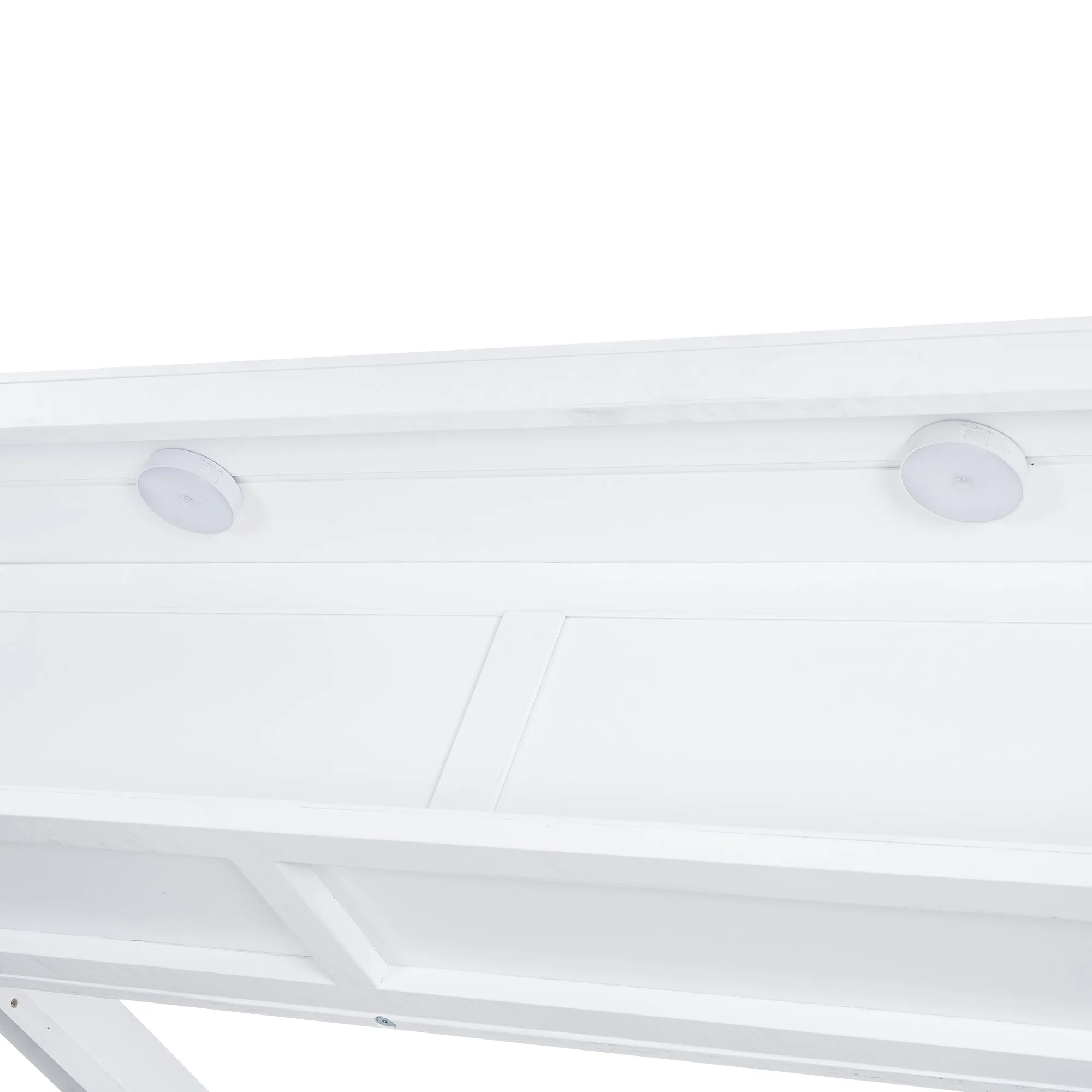 Luminous Haven Storage Bed