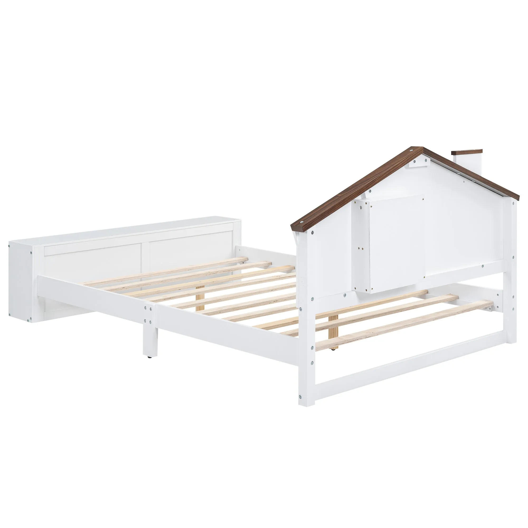 Luminous Haven Storage Bed