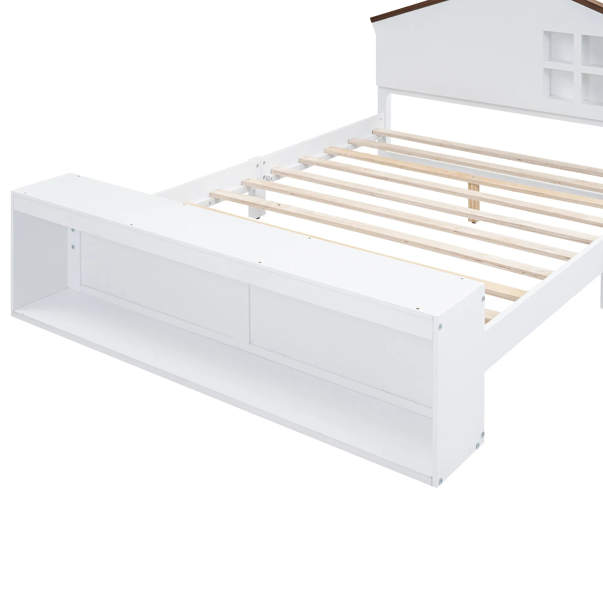 Luminous Haven Storage Bed