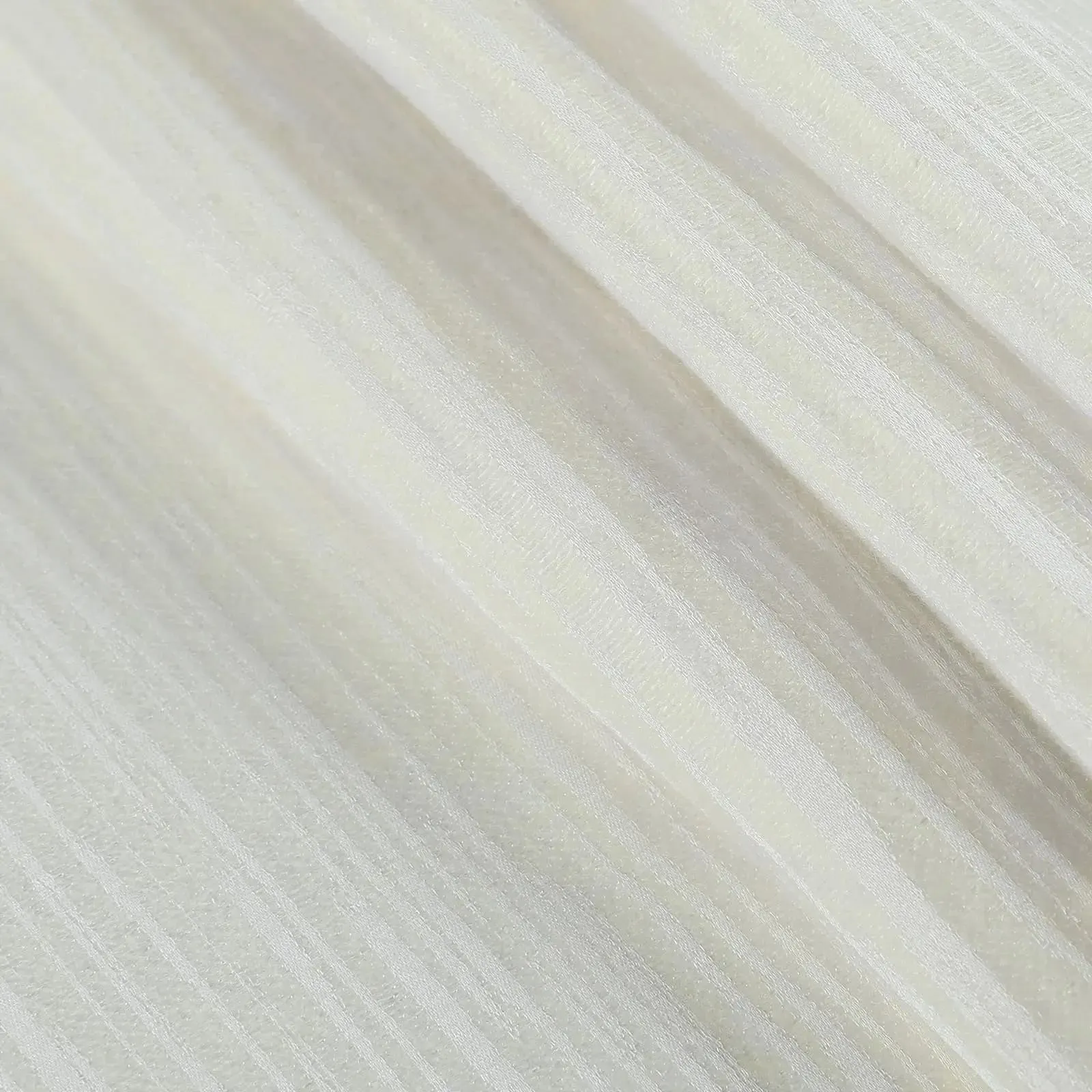 Lydia Drizzle Jacquard Curtain Pleated