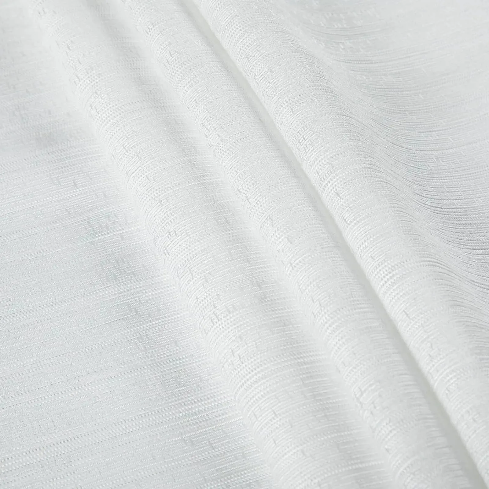 Lydia Fibre Jacquard Curtain Pleated