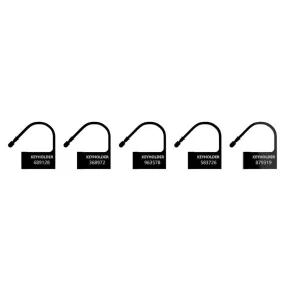 Man Cage Black Spare Locks 5 Pack