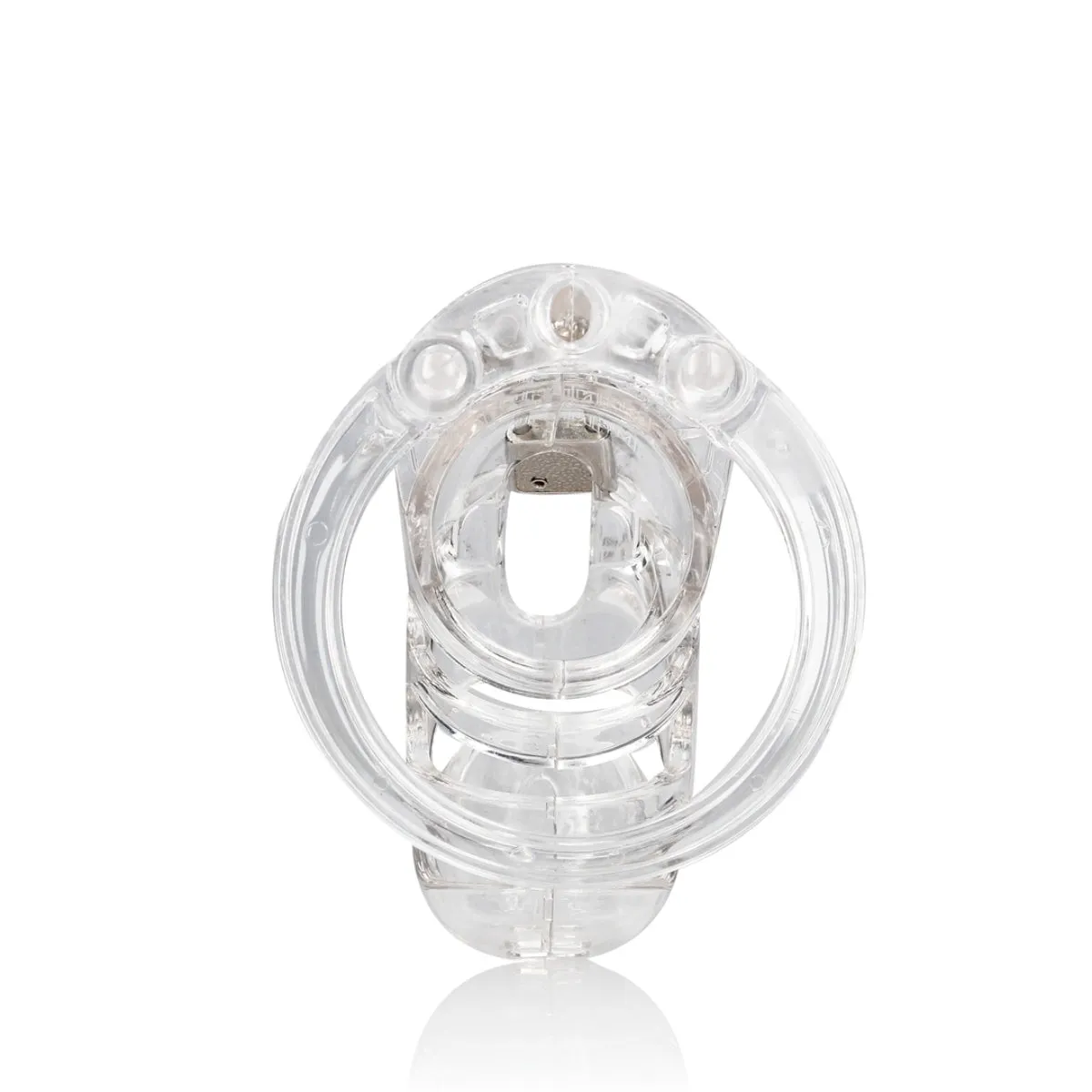 Man Cage Chastity Cock Cage Model 25 Clear 3.5 Inch / 9cm