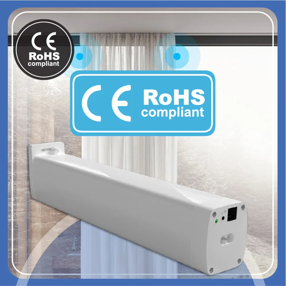 Marrath Smart Wi-Fi Curtain Motor and Rail System