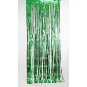 Metallic Green Foil Curtain