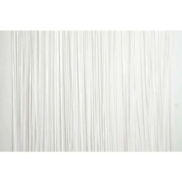 Metallic White Foil Curtain