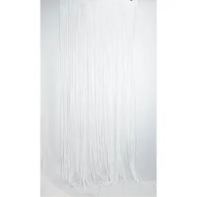 Metallic White Foil Curtain