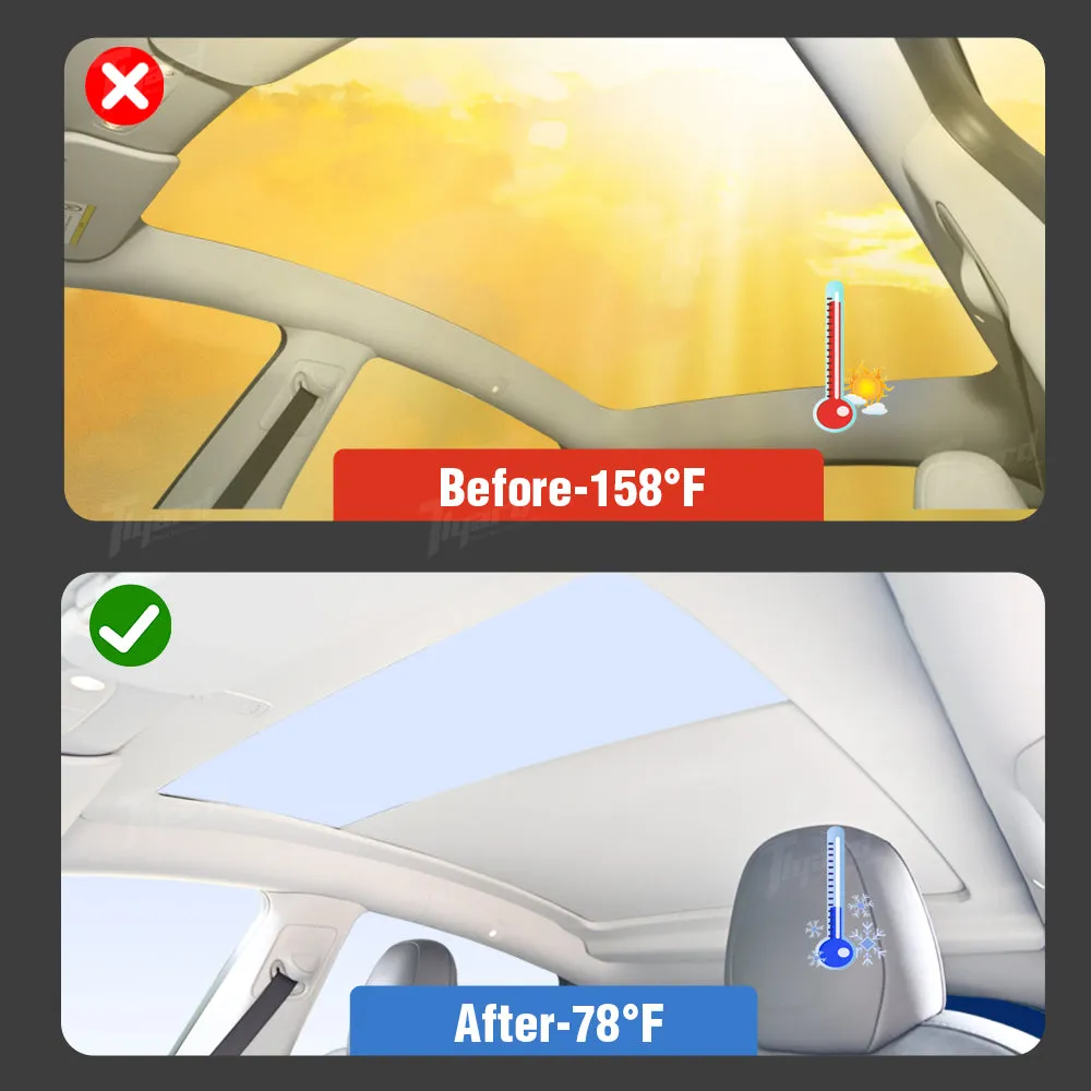 Model Y Electric Retractable Roof Sunshade Sun Protection Shade