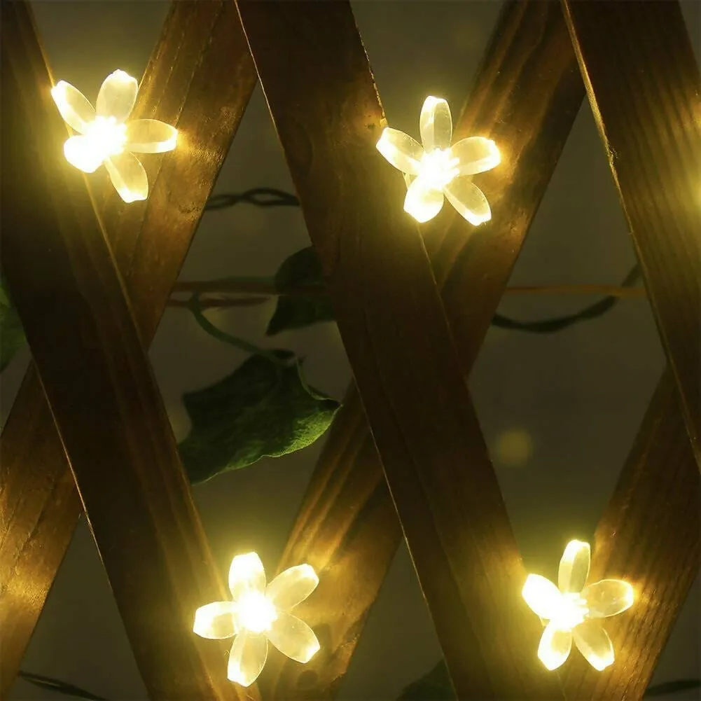 Nature Mayaa Flower Fairy String Lights, 3.5 Meter 14 Led Christmas Lights for Diwali Home Decoration