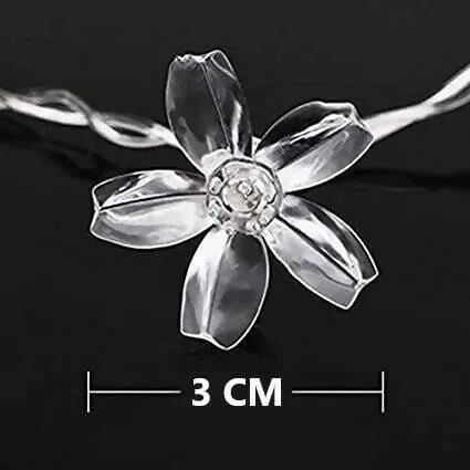 Nature Mayaa Flower Fairy String Lights, 3.5 Meter 14 Led Christmas Lights for Diwali Home Decoration