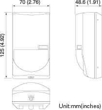 OPTEX DX60 PIR 60' X 60' PASSIVE & MICRO