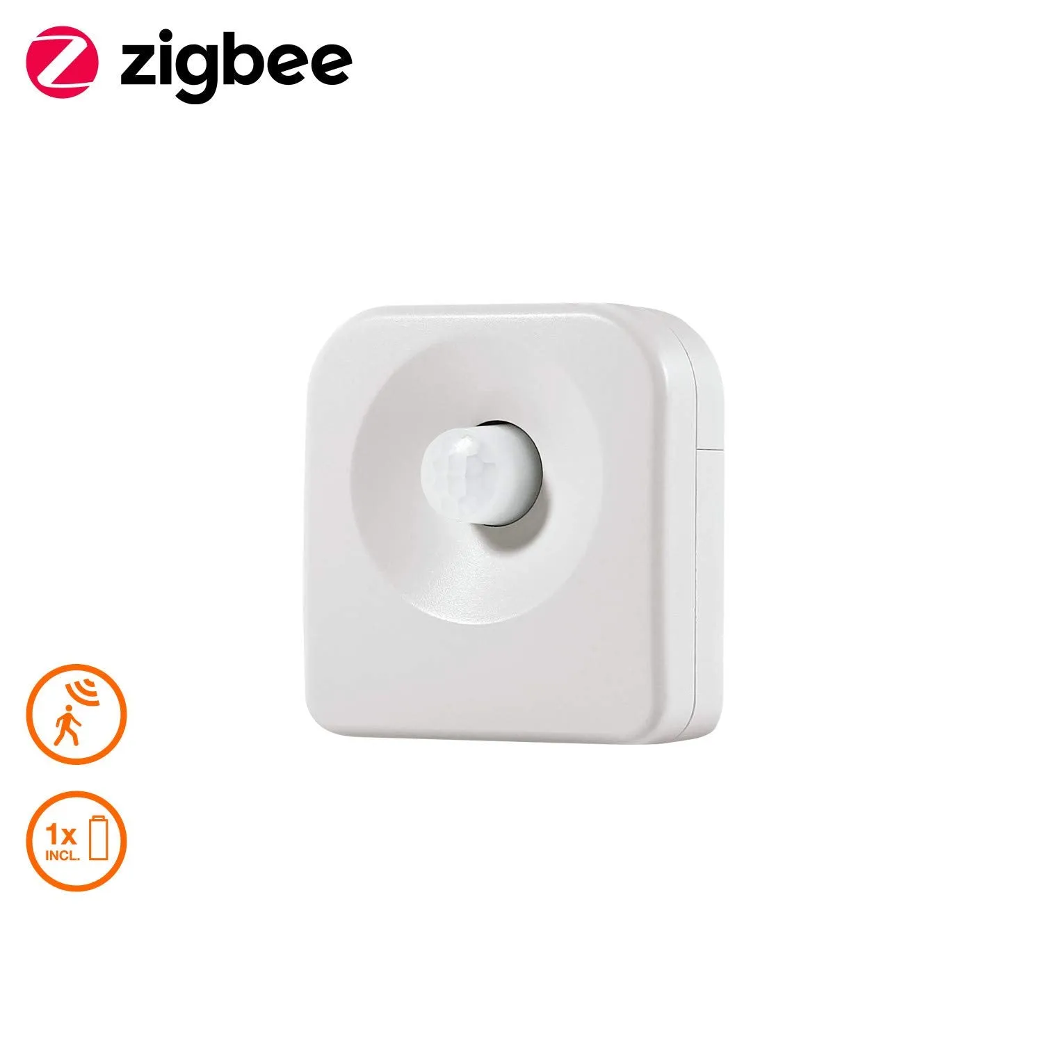 OSRAM Smart  Motion Sensor, ZigBee Motion Sensor, for the automatic control of Light, integrated Temperature Sensor, Directly compatible with Echo Plus and Echo Show (2. Gen.)