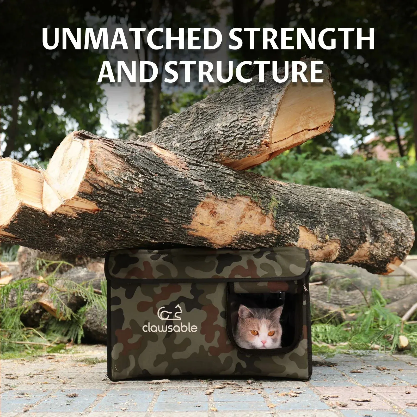Outdoor Lift-Top Heated Cat House Medium