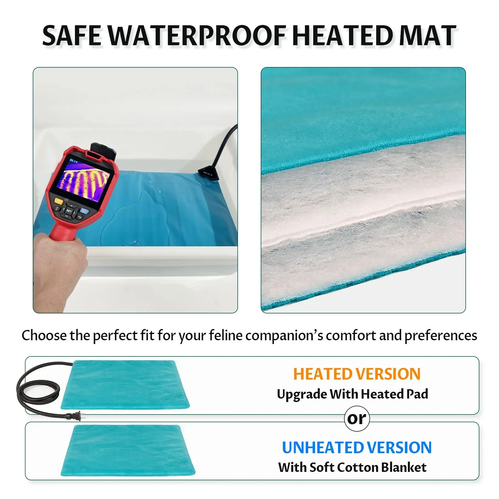 Outdoor Lift-Top Heated Cat House Medium