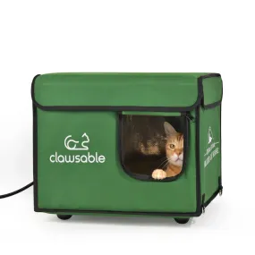 Outdoor Lift-Top Heated Cat House Small
