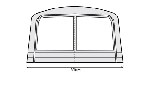 Outdoor Revolution Airedale 6.0S and 6.0SE Front Porch Extension