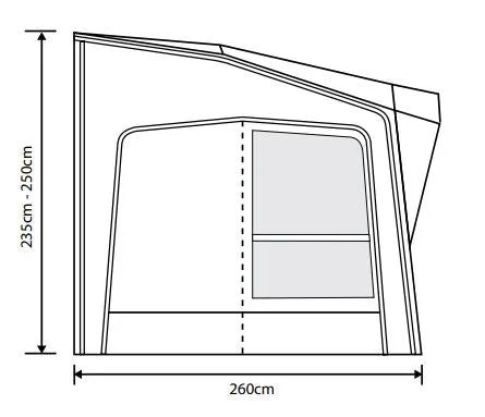 Outdoor Revolution Esprit Pro X 330 AIR Caravan Awning
