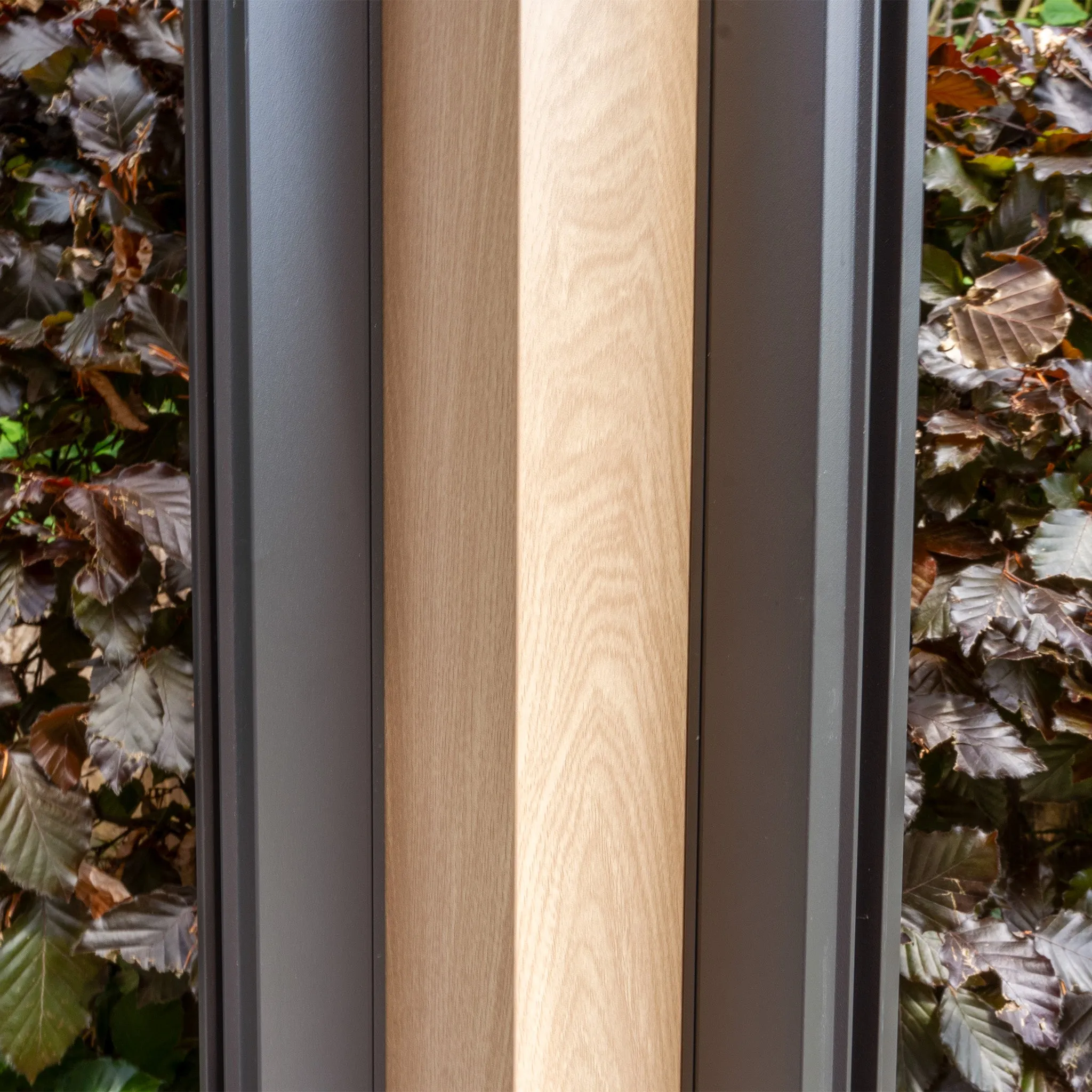 PergoSTET 3m x 3m Square Pergola with 3 Drop Sides and LED Lighting with Wood Effect