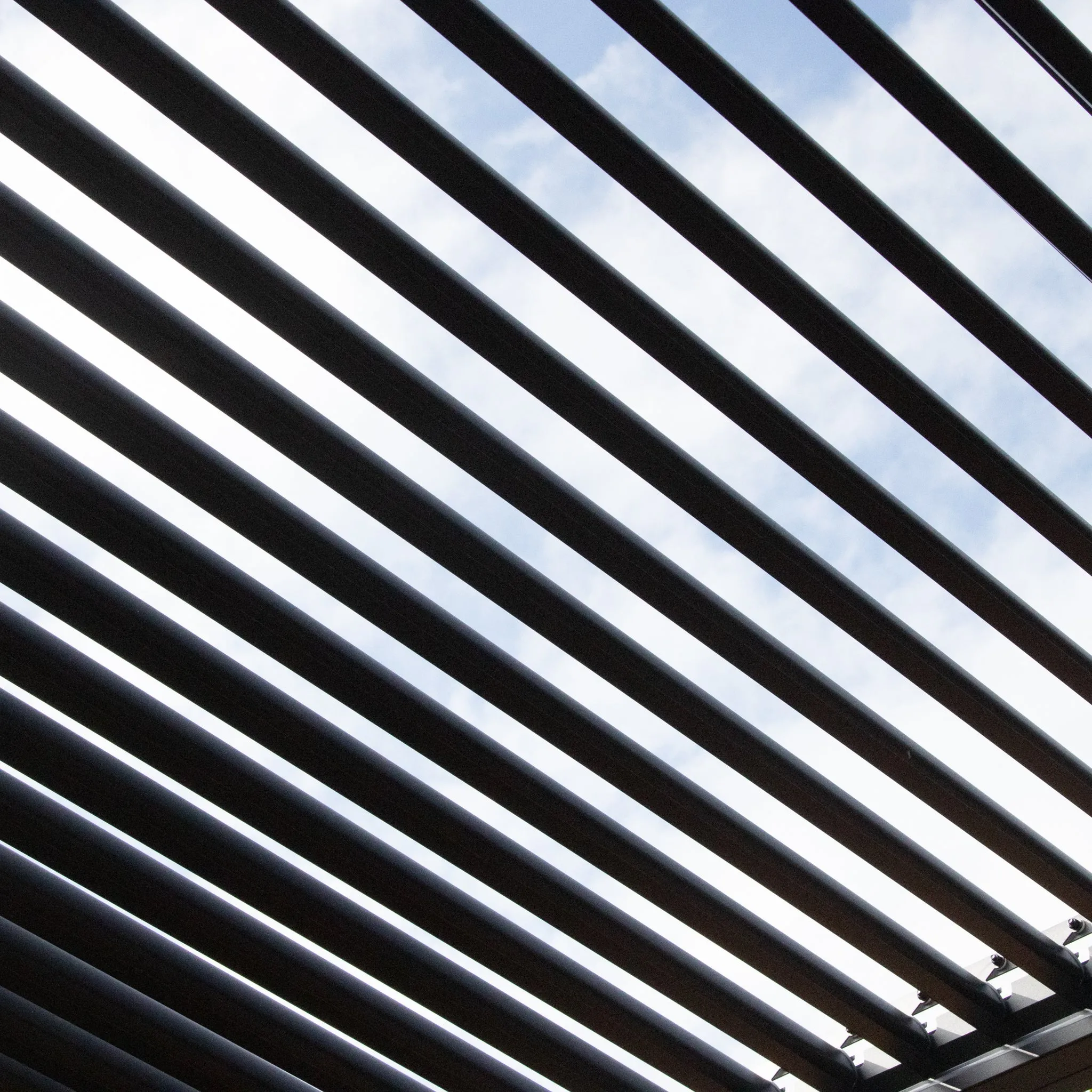 PergoSTET 3m x 4m Rectangular Pergola with 3 Drop Sides and LED Lighting in Grey