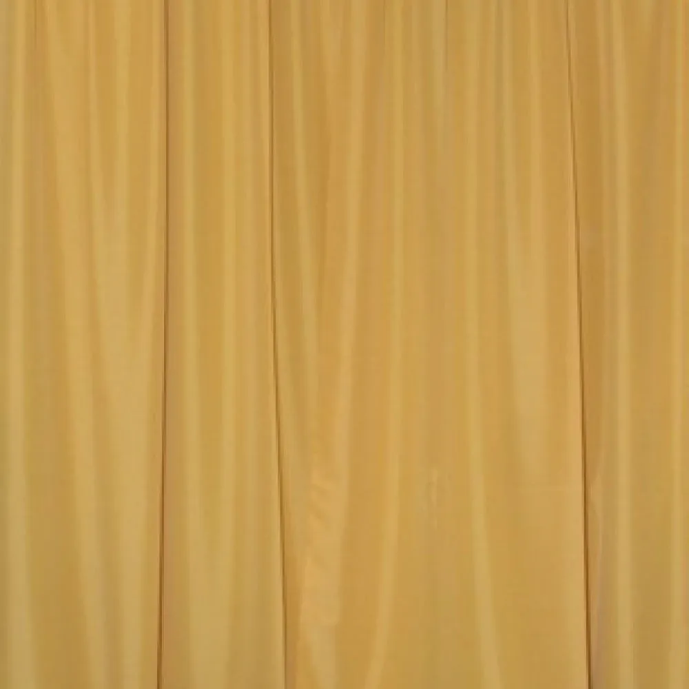 Pipe & Drape with Gold Curtain
