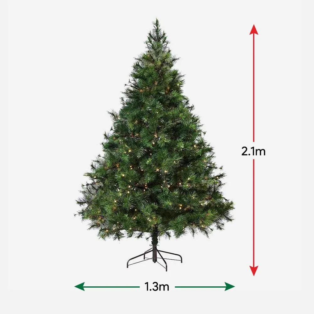 Pre-Lit Natural Royal Pine Tree - Warm White 7ft (2.1m)