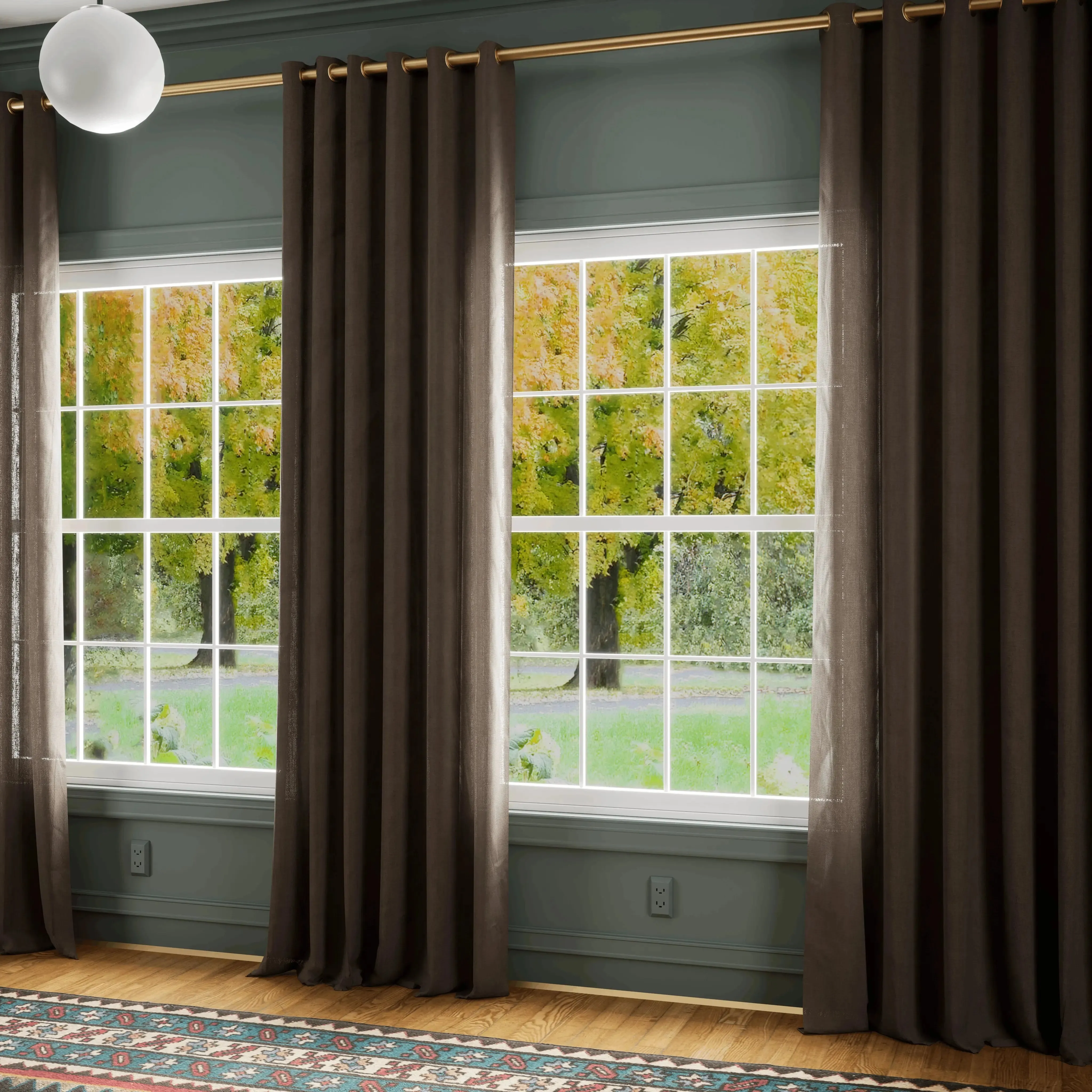 Premium Belgian Linen Flax Curtain Grommet Patti
