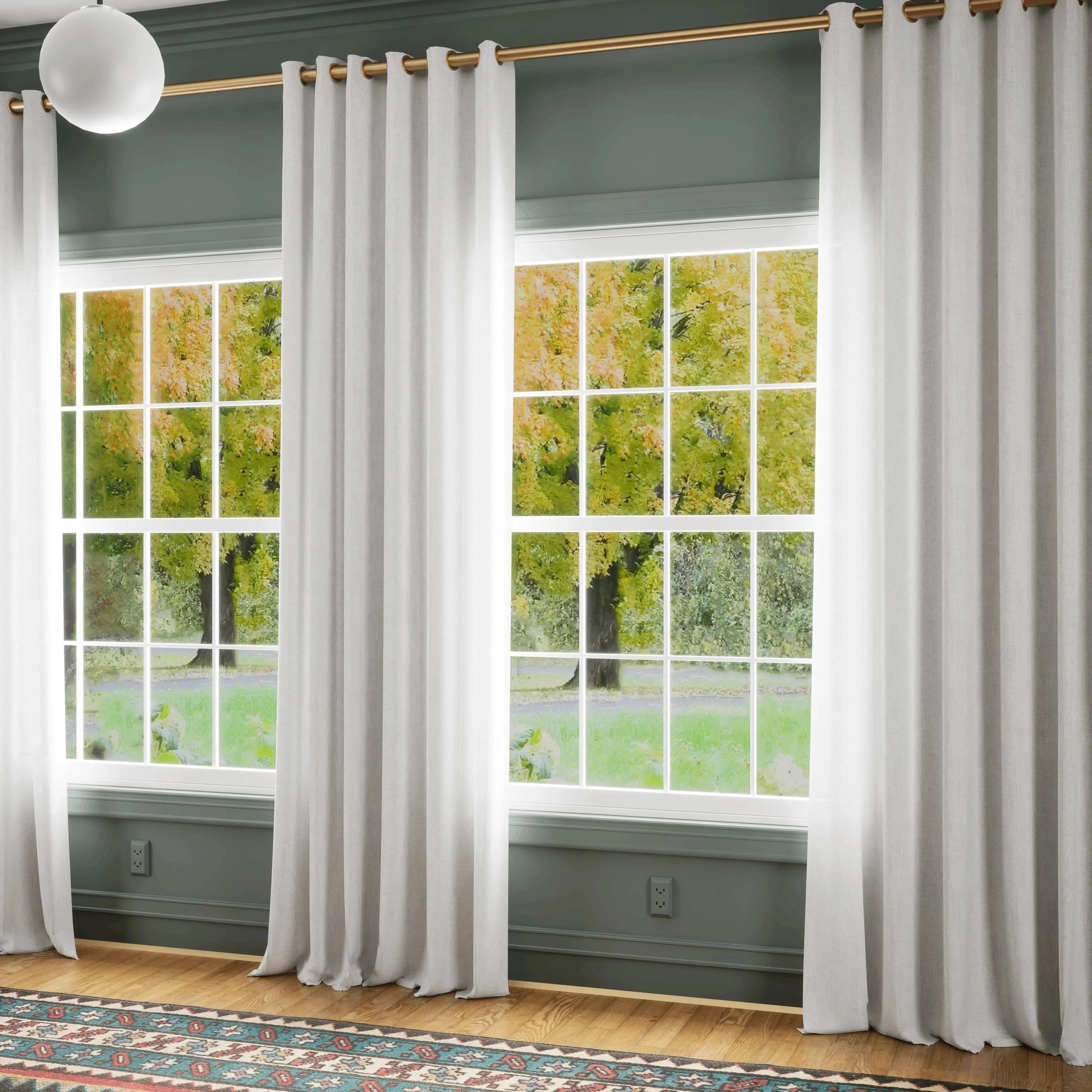 Premium Belgian Linen Flax Curtain Grommet Patti