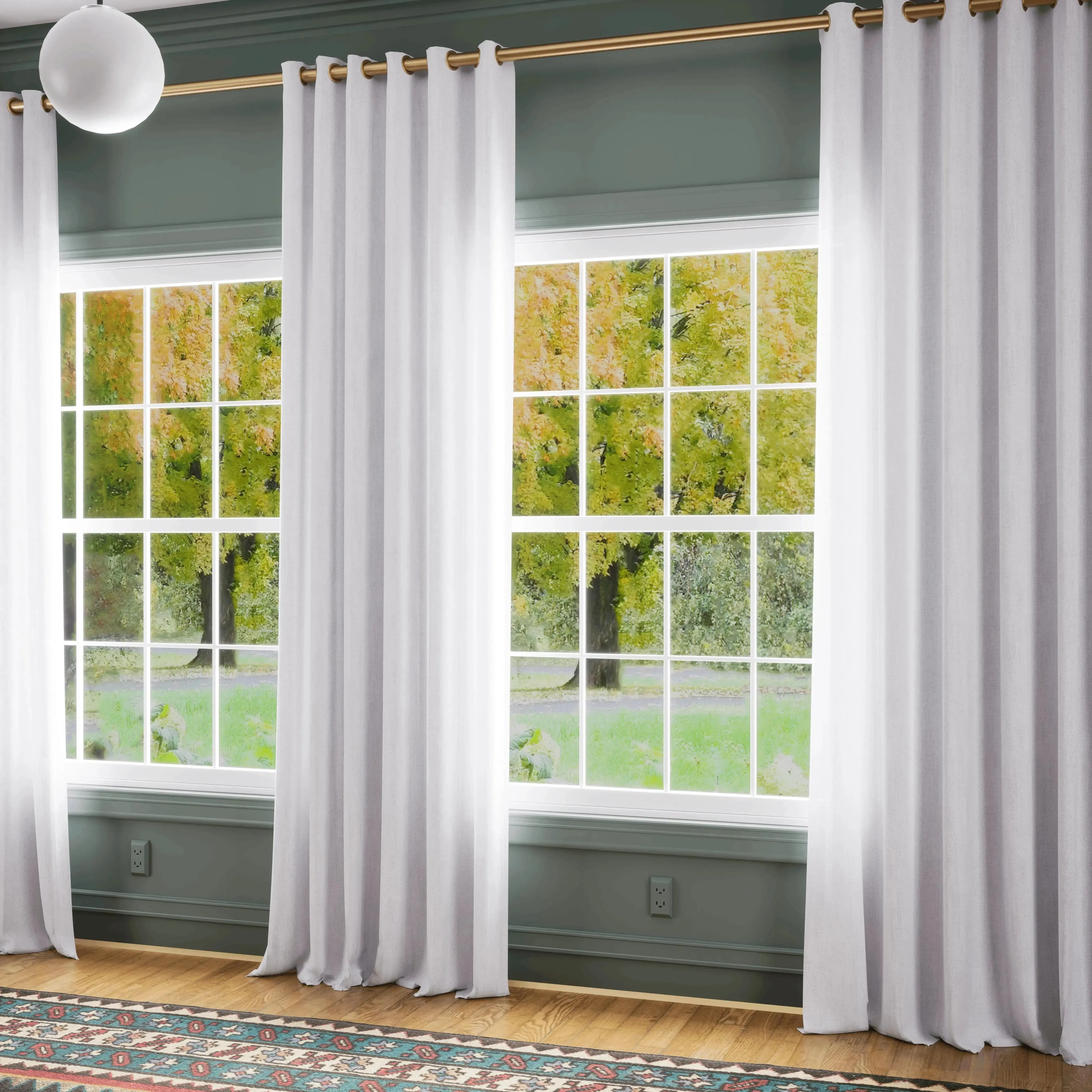 Premium Belgian Linen Flax Curtain Grommet Patti