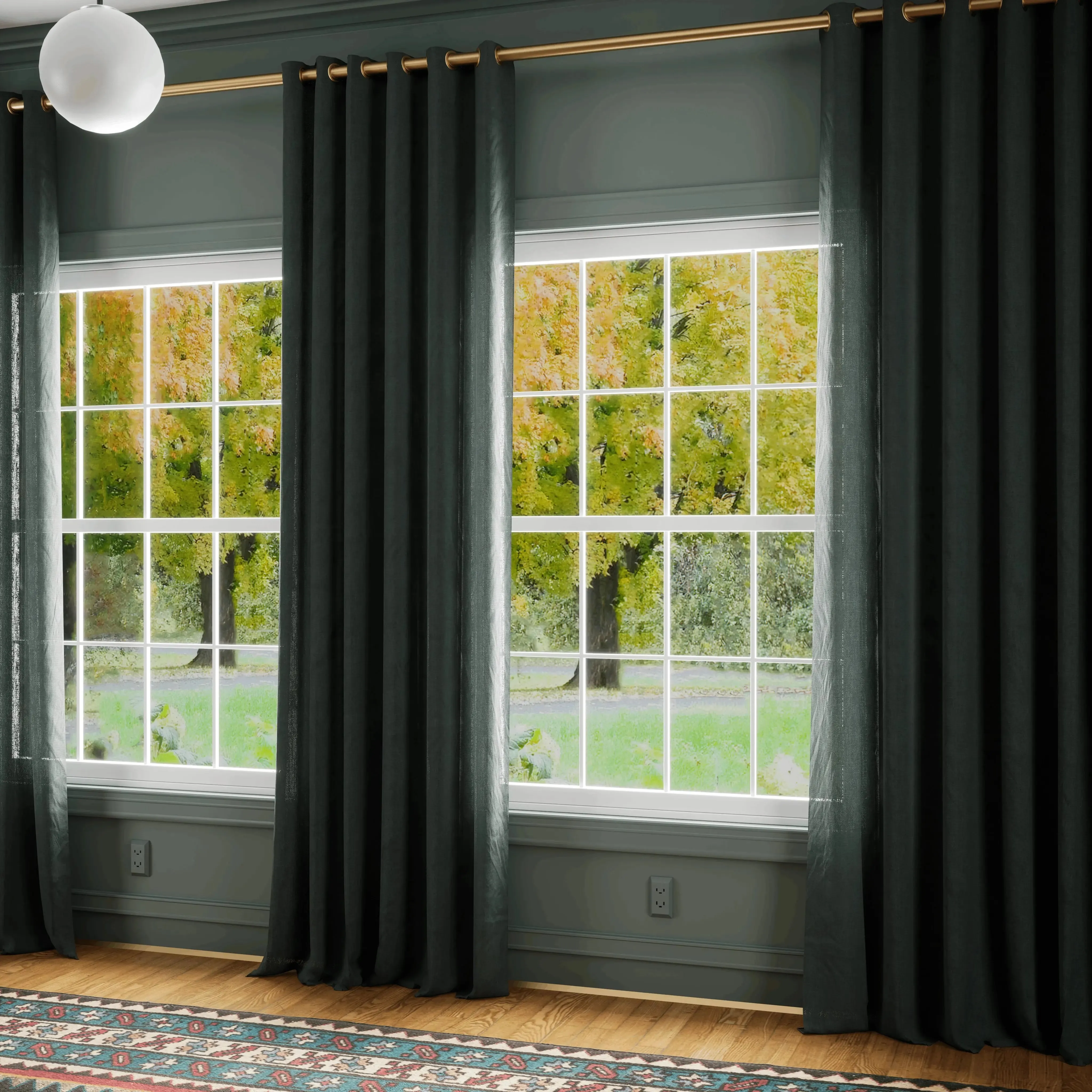 Premium Belgian Linen Flax Curtain Grommet Patti
