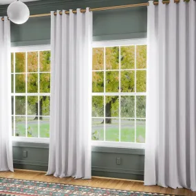 Premium Belgian Linen Flax Curtain Grommet Patti