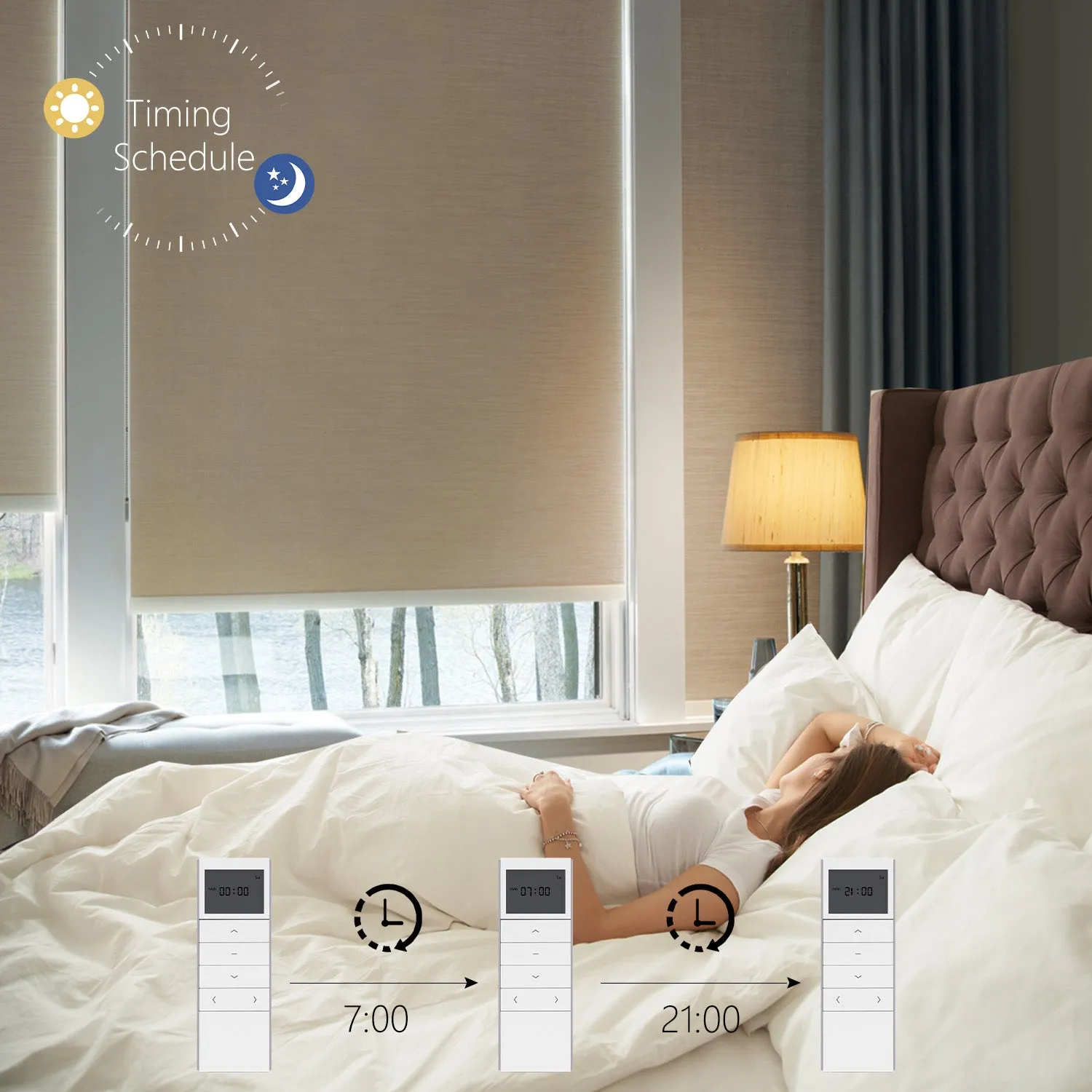 Remote Timer Controller 1 channel #DC1603 for Electric Roller Blinds and Shades