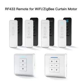 RF433 Remote Emitter For Controlling WiFi /ZigBee Curtain Motor
