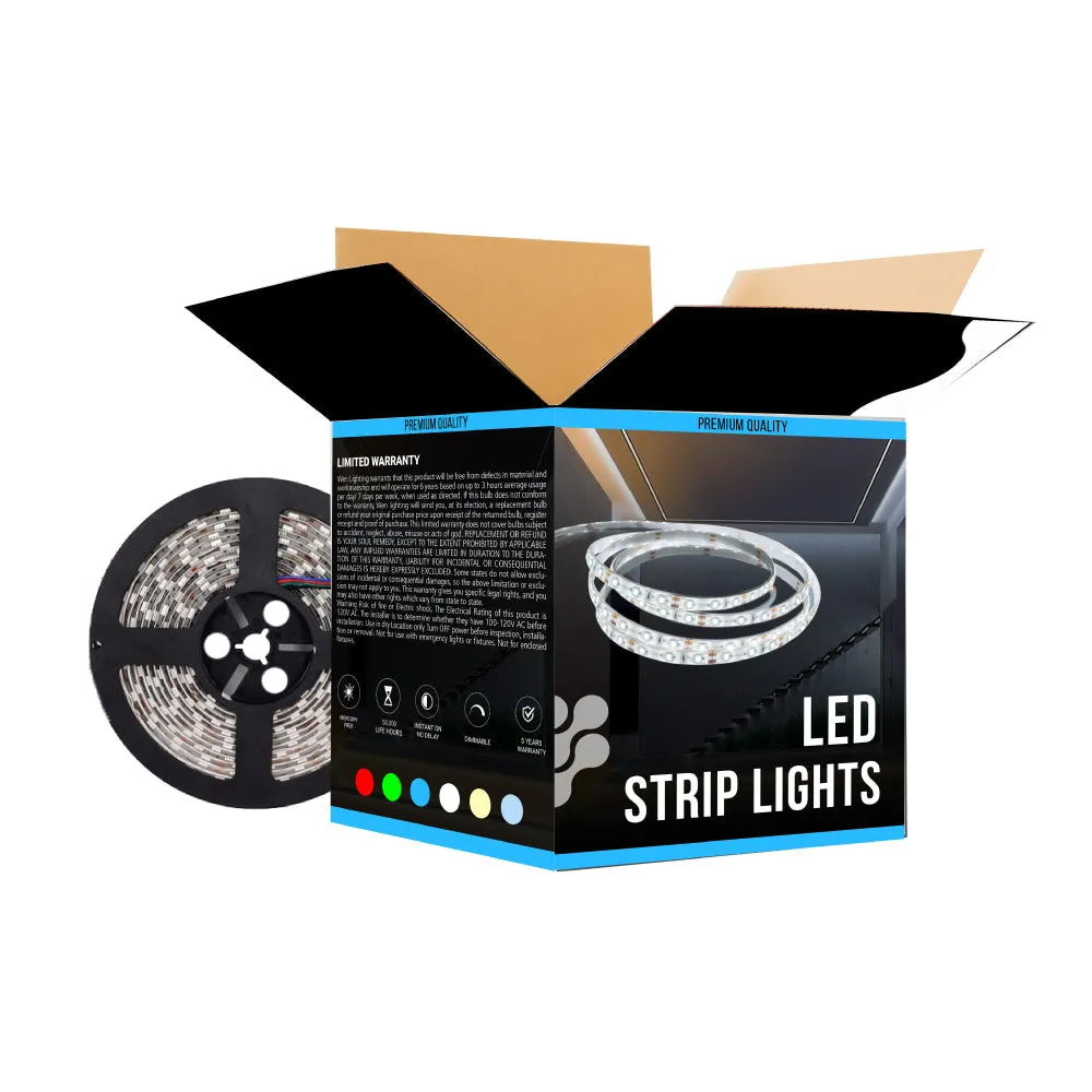 RGBW Flexible LED Tape Light 12V - 366 Lumens/ft - SMD5050 - IP20 Rated