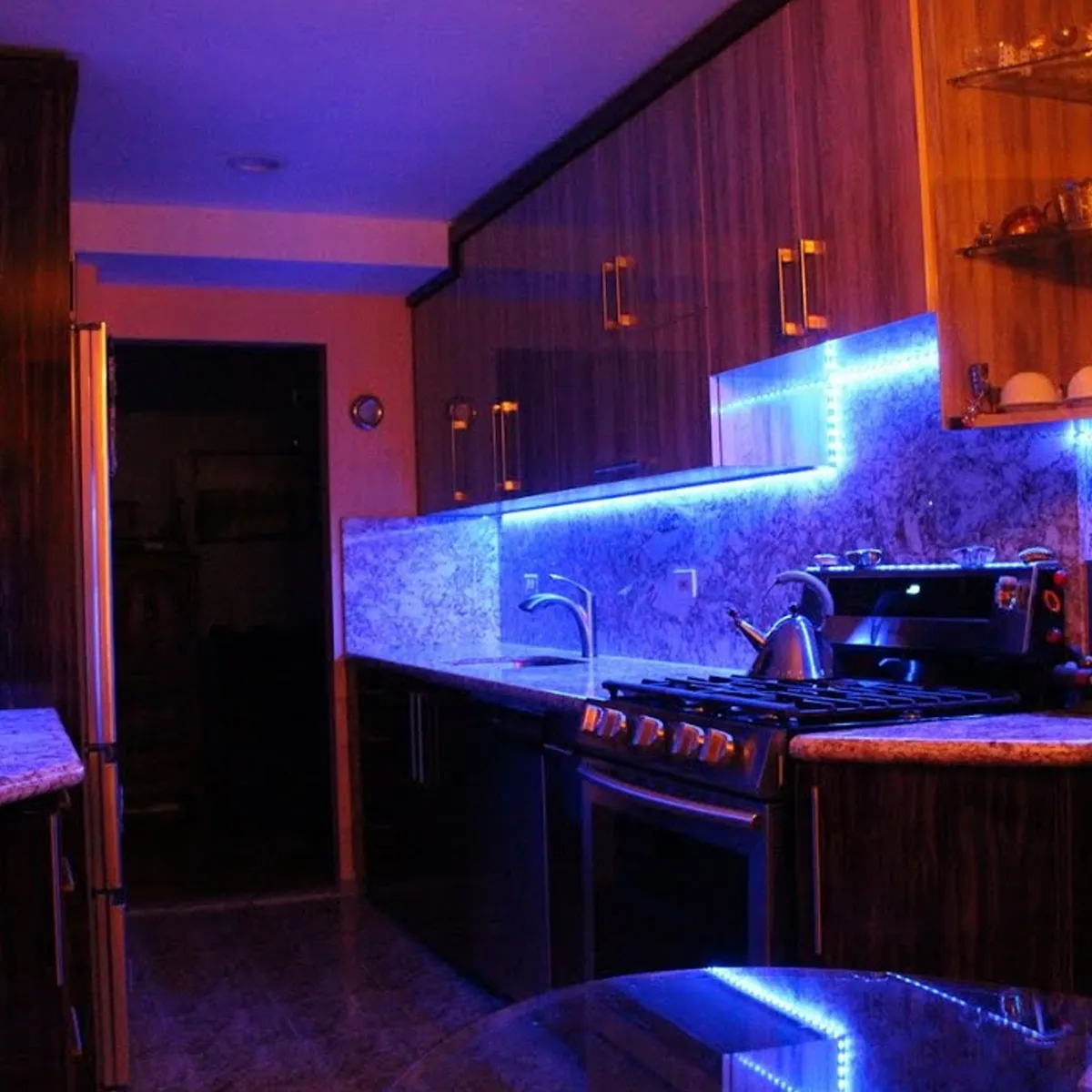 RGBW LED Strip Lights - 12V LED Tape Light w/ White - 366 Lumens/ft. with Power Supply and Controller (KIT)