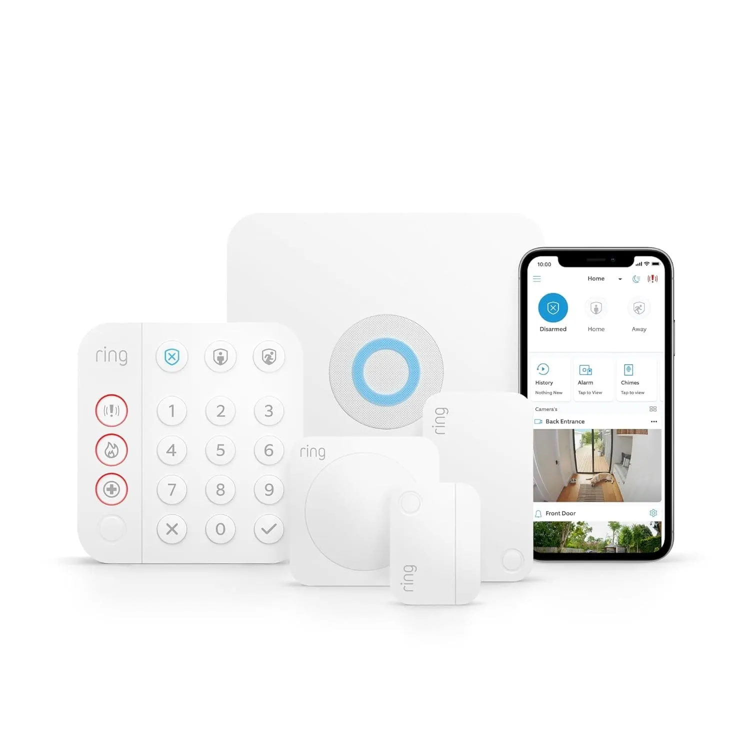 Ring Alarm Pack - S by Amazon | Smart home alarm security system with optional Assisted Monitoring