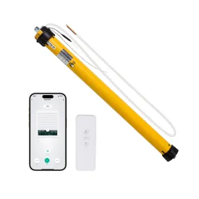 Rollerhouses AM35-6/28-MEL-PW WiFi Awnings Tubular Motor for 1.75-2 Inches (50-63mm) Tubes, AC120V Power Supply