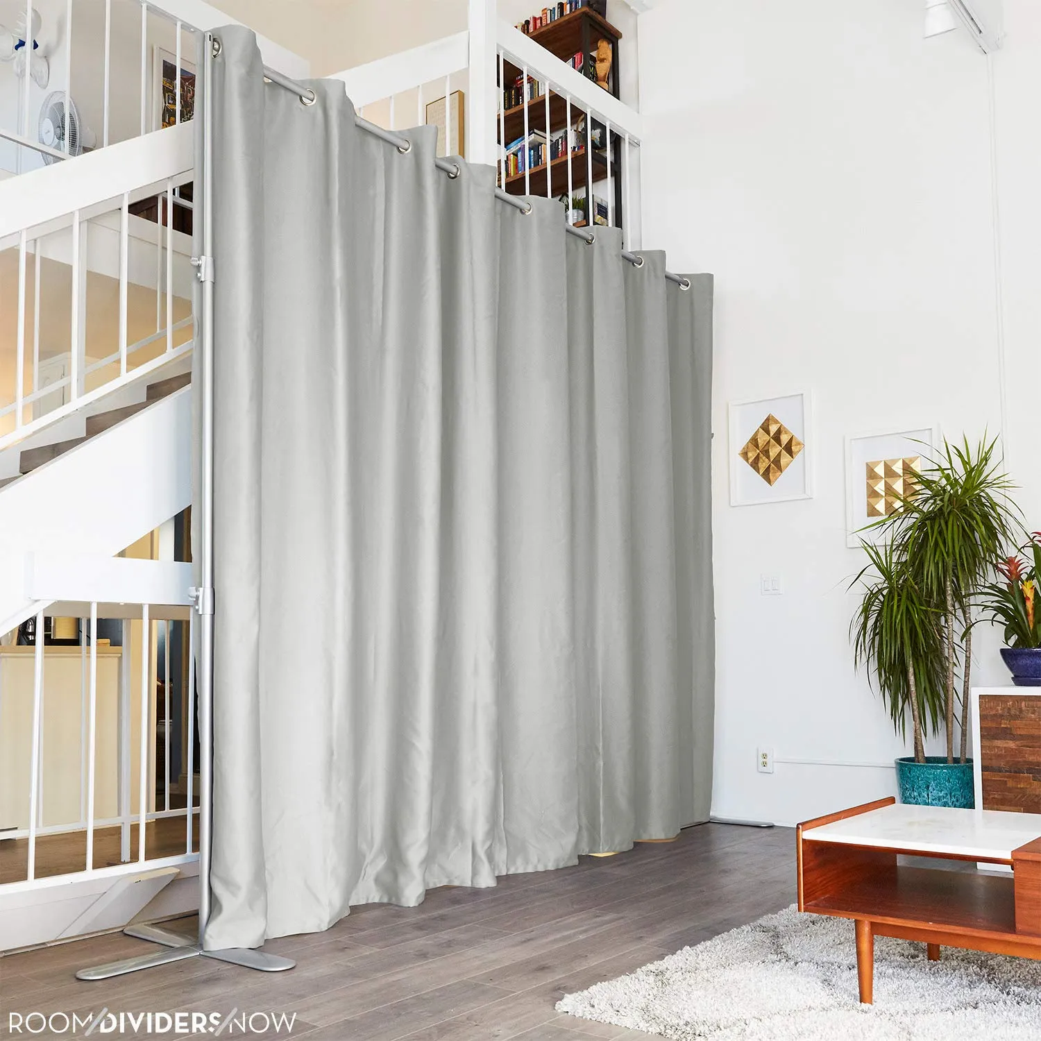 Room/Dividers/Now Premium Room Divider Curtain, 7ft Tall x 4ft Wide (Stone White