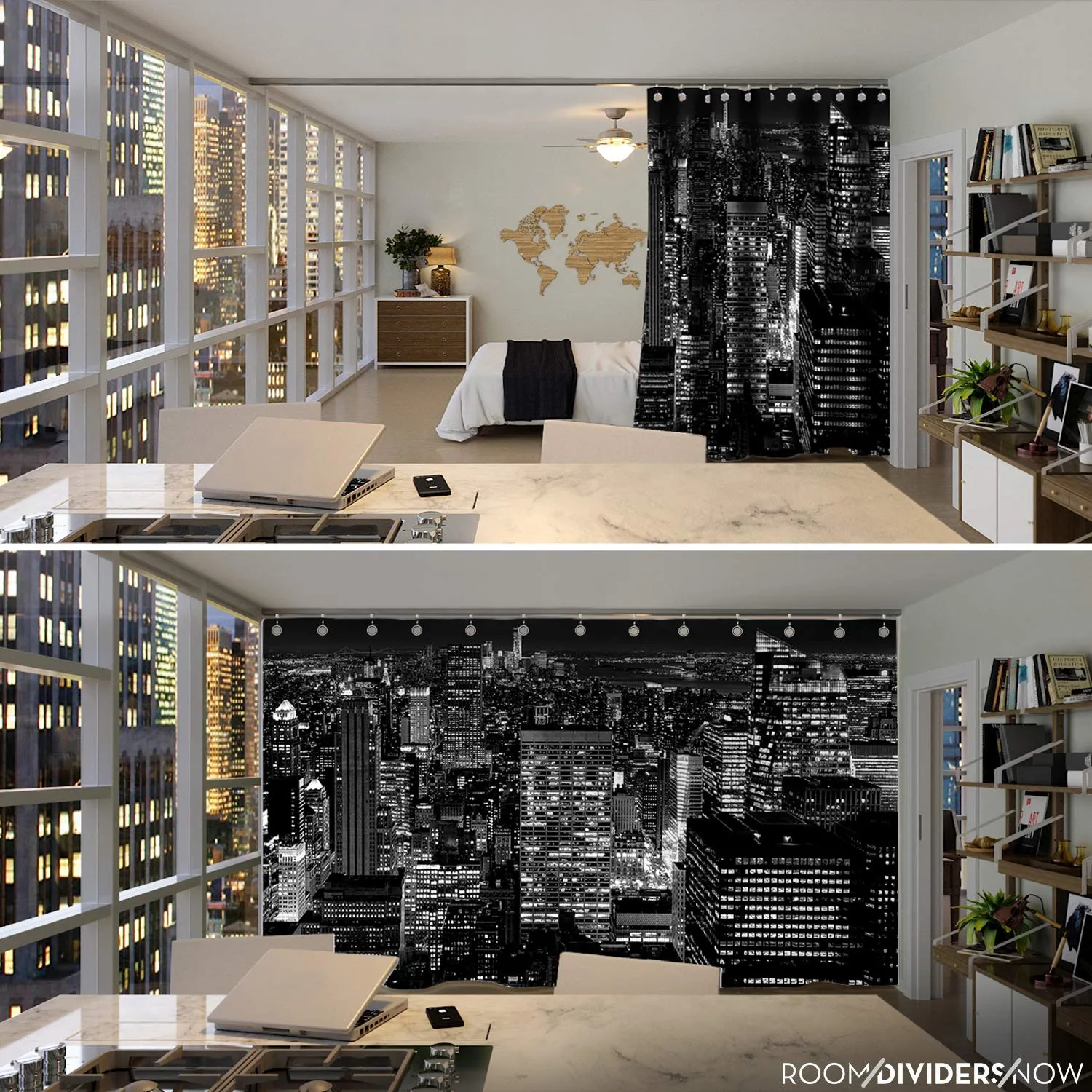 Room/Dividers/Now Premium Room Divider Curtain - Skylights