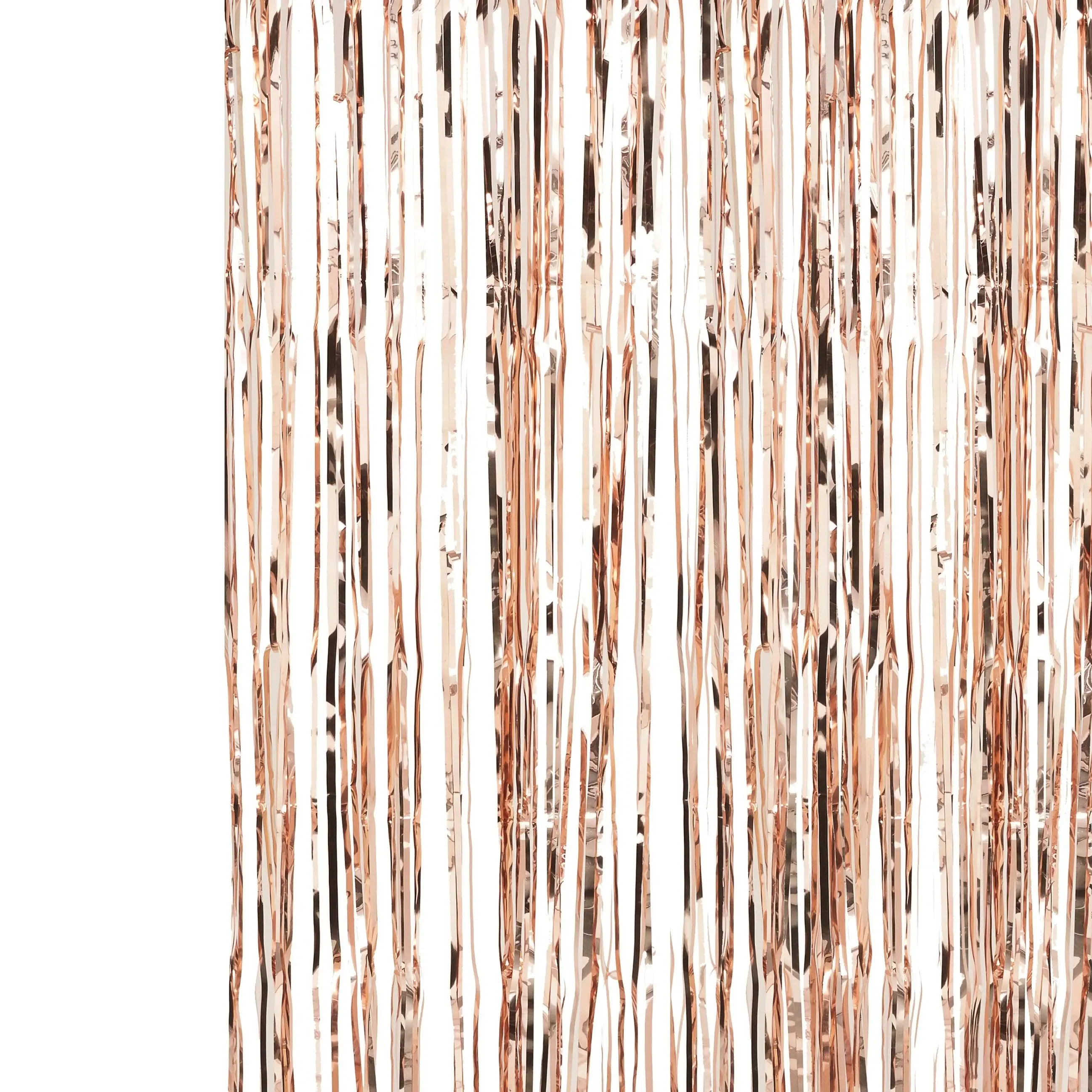 Rose Gold Foil Fringe Curtain Backdrop